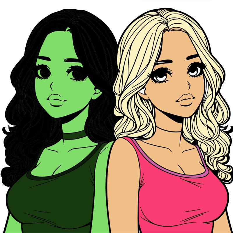 realistic twin sisters