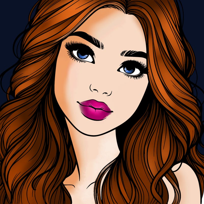 beautiful realistic girl