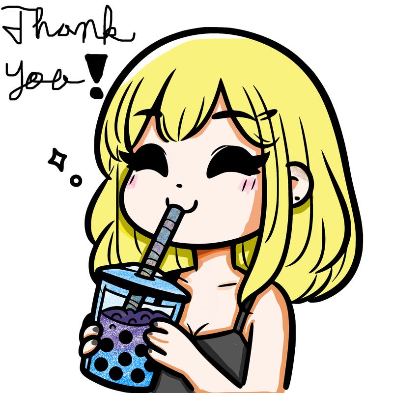 a girl drinking boba