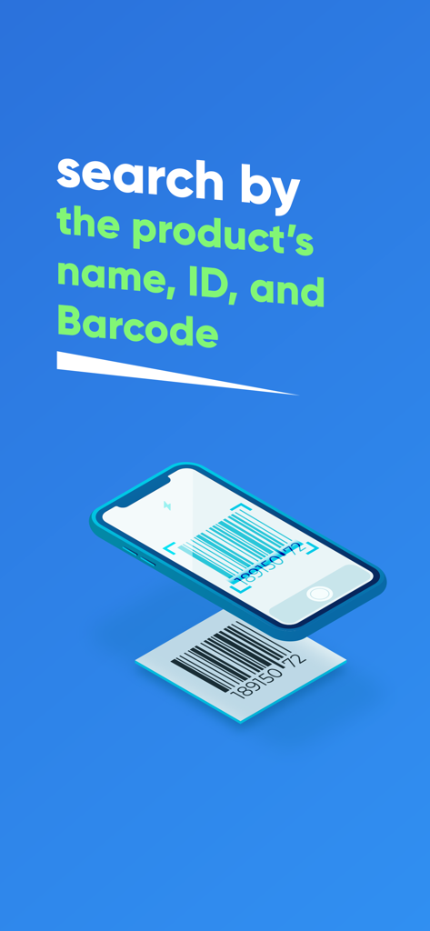 Mobiltelefon scannt einen Produkt-Barcode zur Einzelhandelsinventarsuche