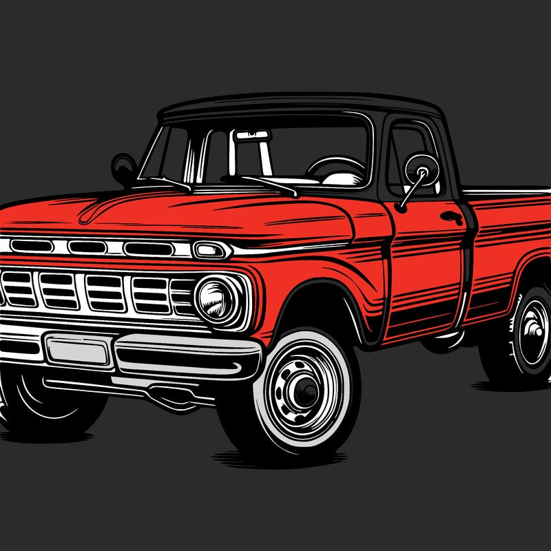 classic pickup truck