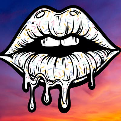 lips that look realistic and drip