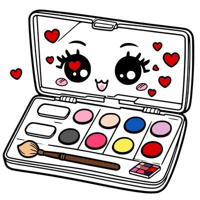 makeup pallet