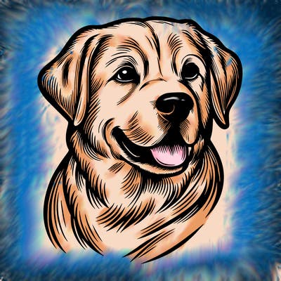 realistic dog