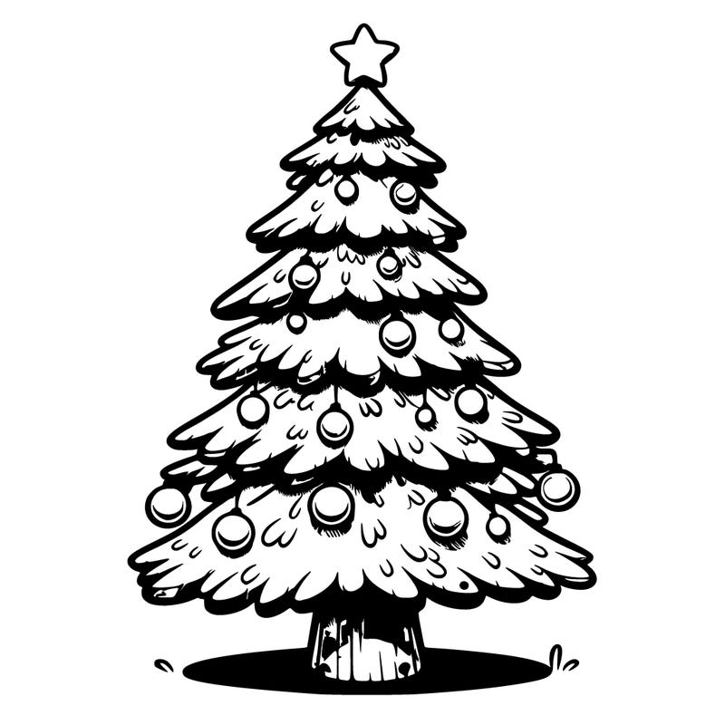 realistic christmas tree