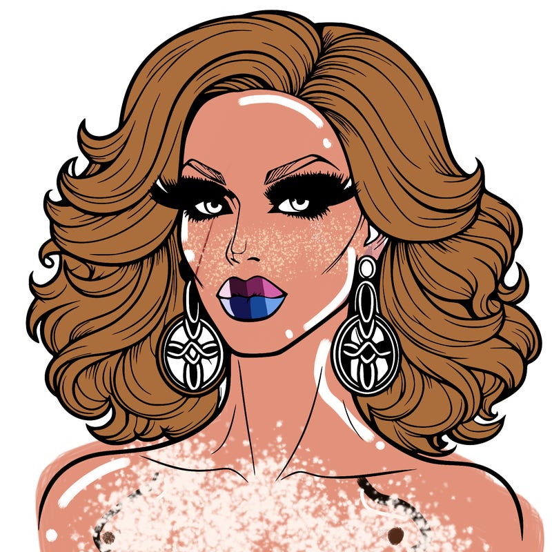 realistic drag queen