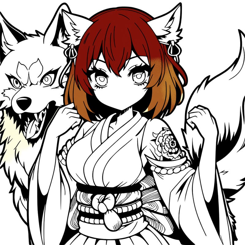 anime werewolf girl