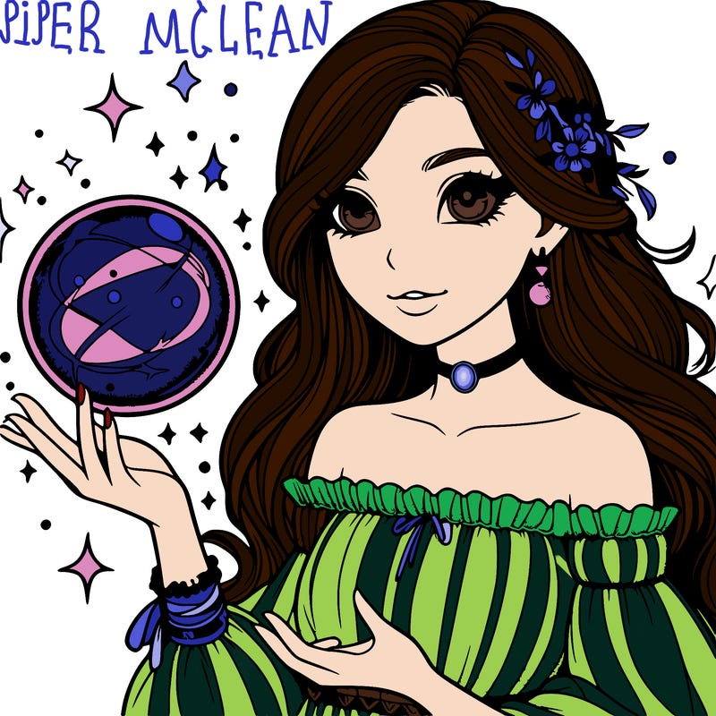 magical realistic girl holding a magic orb