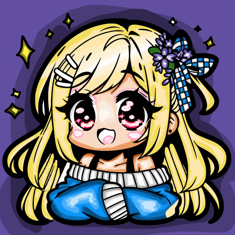 super cute anime girl