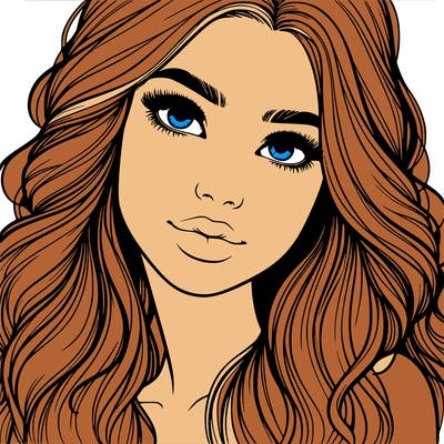 beautiful realistic girl