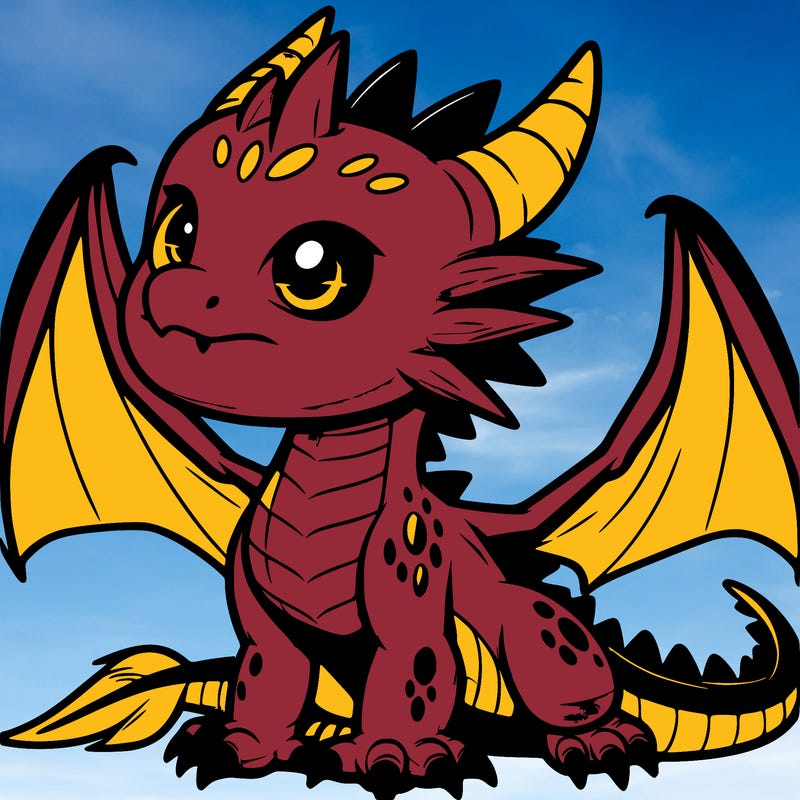 fierce baby night dragon