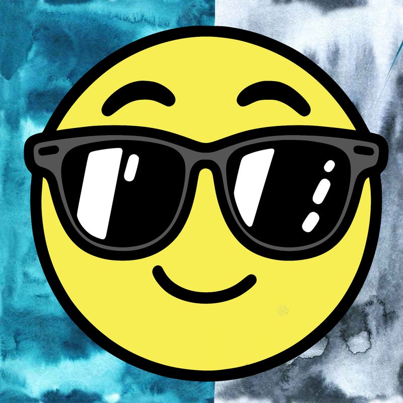 emoji with sunglasses
