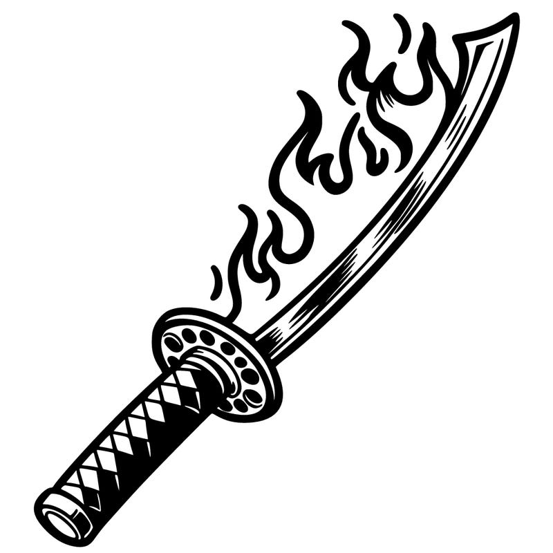 flame katana
