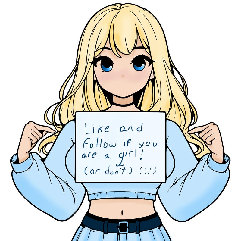 girl holding a blank sign in a long sleeve crop top