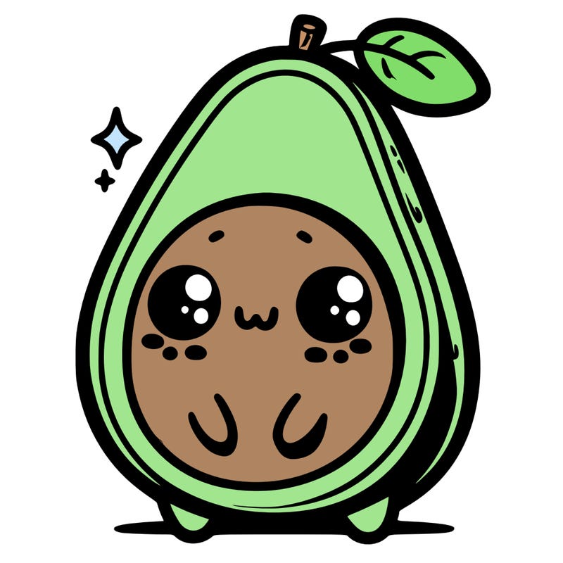 cute avocado