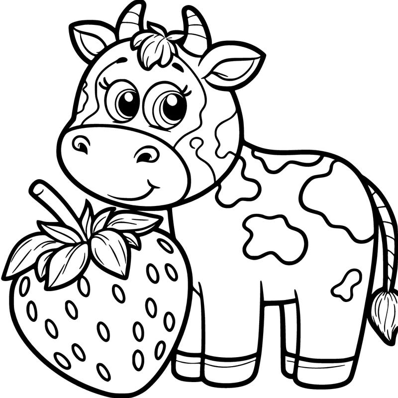 strawberry cow