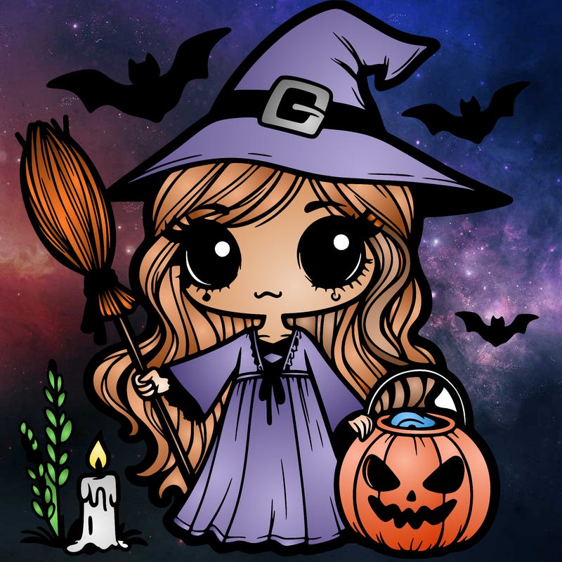 halloween scary witch