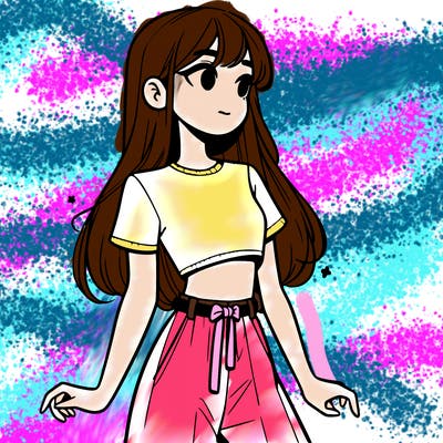 girl in a cute crop top