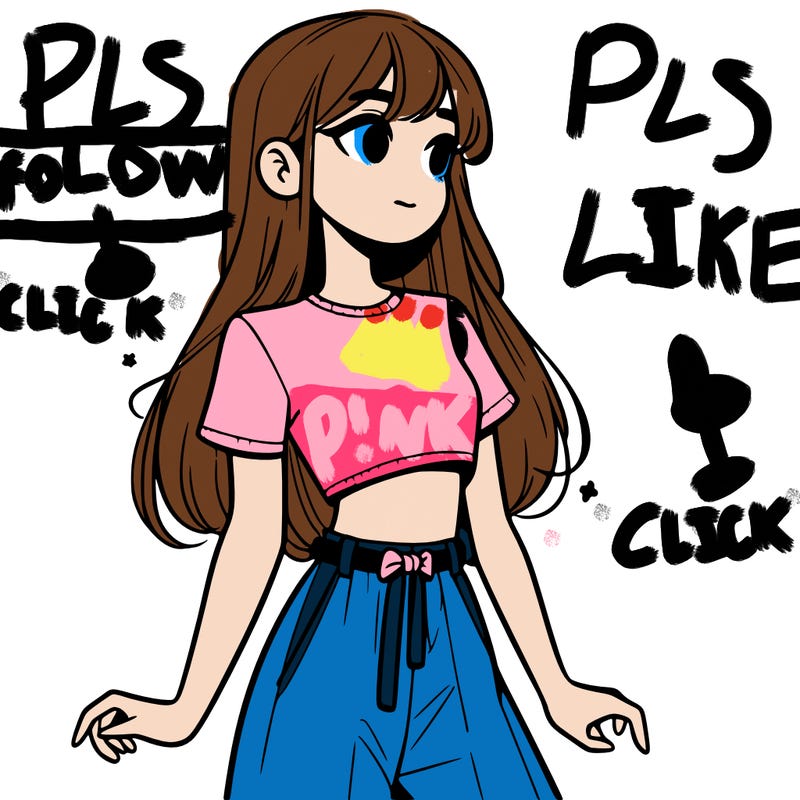 girl in a cute crop top