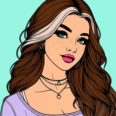 detailed realistic girl