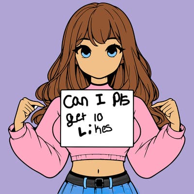 girl holding a blank sign in a long sleeve crop top