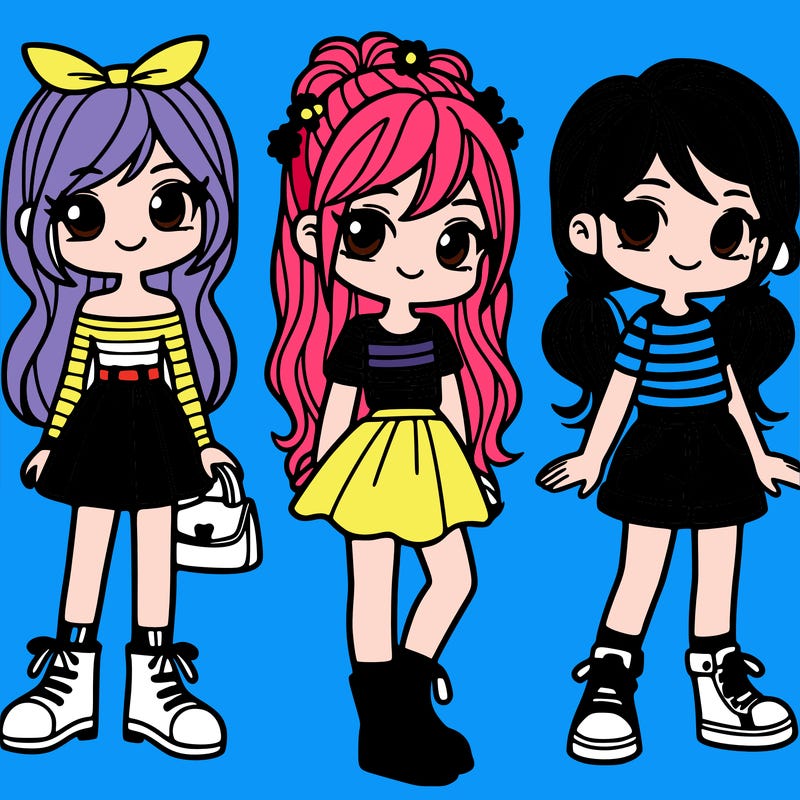 cartoon girls