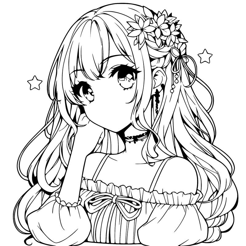 beautiful anime girl