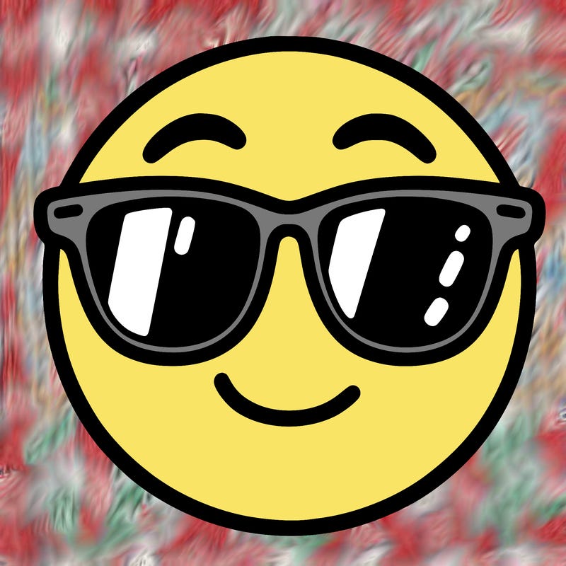 emoji with sunglasses