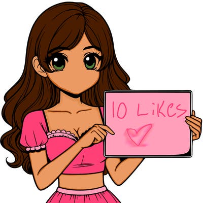 realistic pretty girl holding blank sign