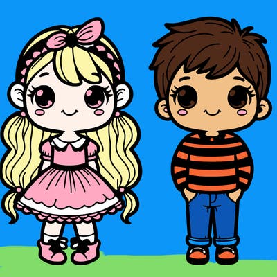 girl and boy