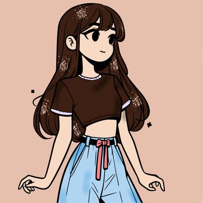 girl in a cute crop top