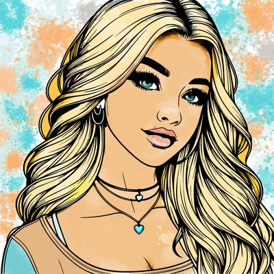 detailed realistic girl