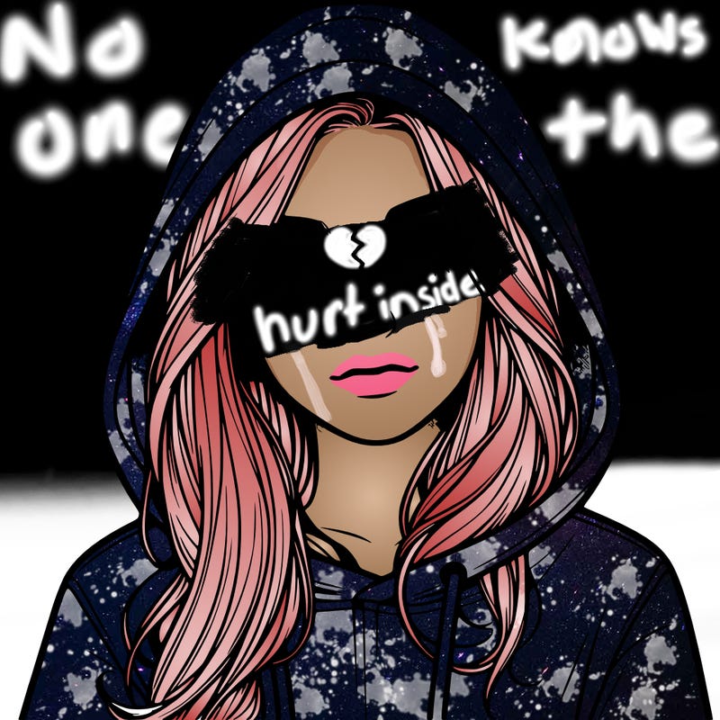 realistic girl with a hoodie