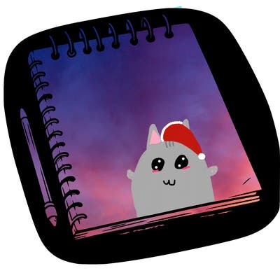 a blank sketch pad