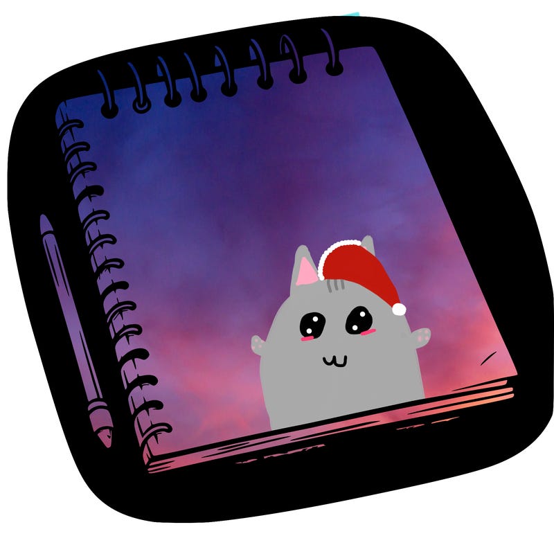 a blank sketch pad