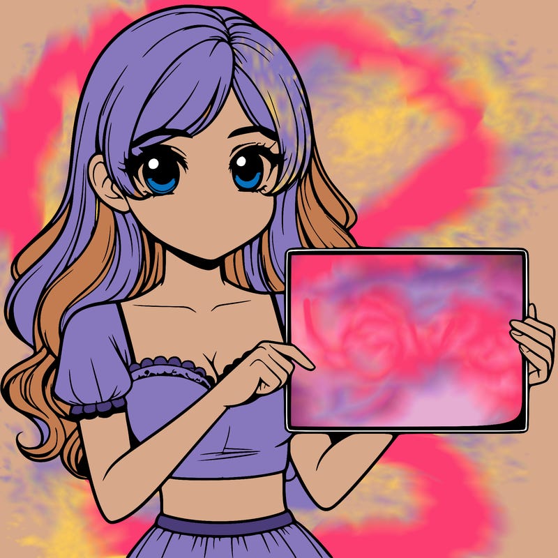 realistic pretty girl holding blank sign