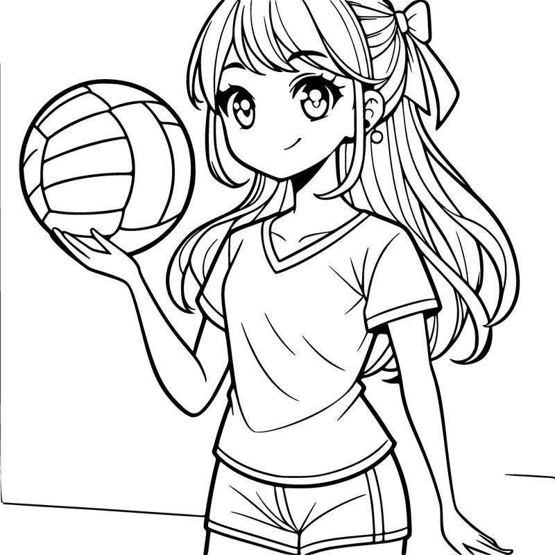 girl volleyball