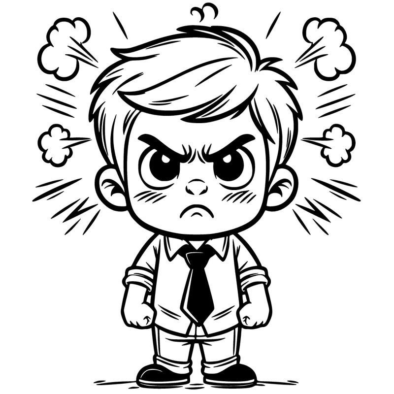 angry boy