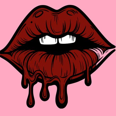 lips that look realistic and drip