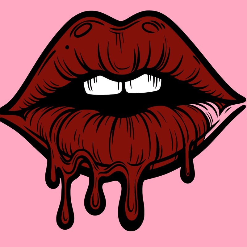 lips that look realistic and drip