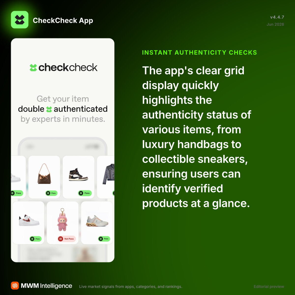 CheckCheck App - Shopping App | MWM