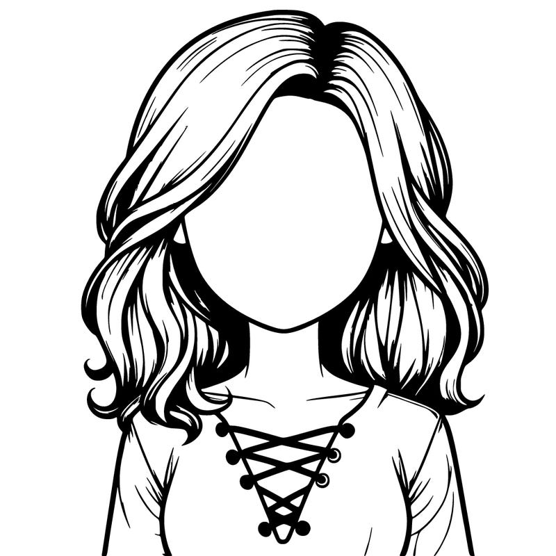 realistic faceless girl