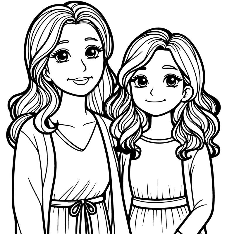 woman with her mom