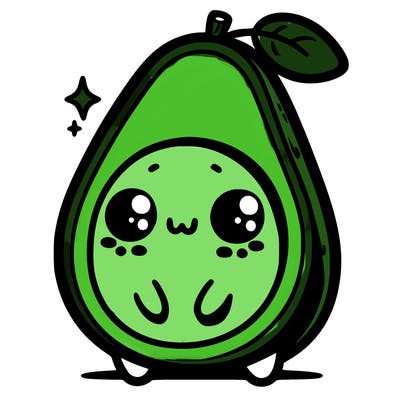 cute avocado