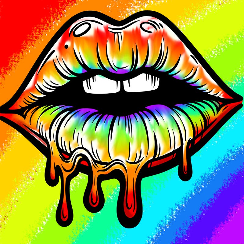 lips that look realistic and drip