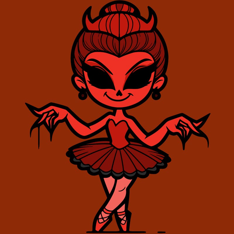 evil ballerina