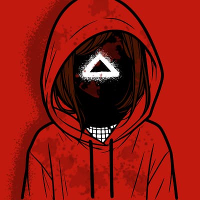 faceless girl in hoodie