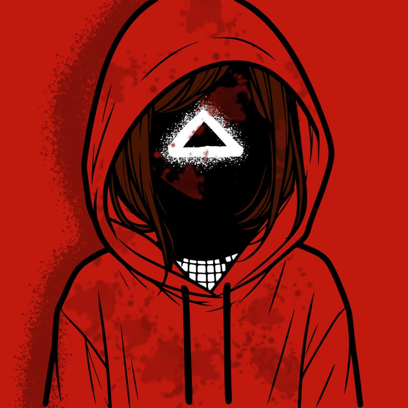 faceless girl in hoodie