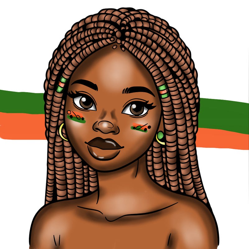 african woman with fulani braids