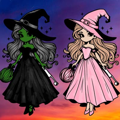 beautiful wicked witch. from wicked